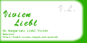 vivien liebl business card